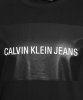 Longsleeve koszulka Calvin Klein Jeans na długi rękaw męska czarna